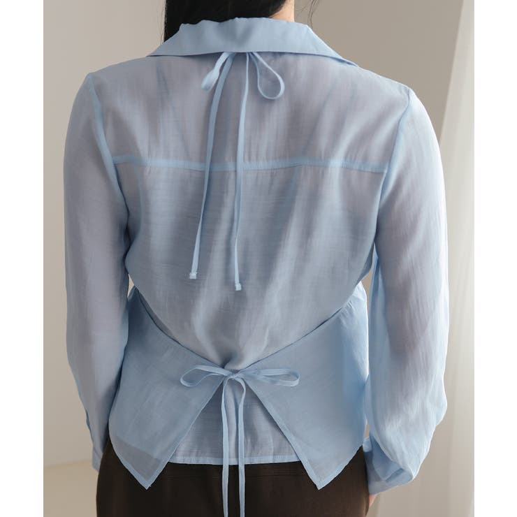 シアーホルターネックブラウス【miette ミエット】 | titivate | 詳細画像6 