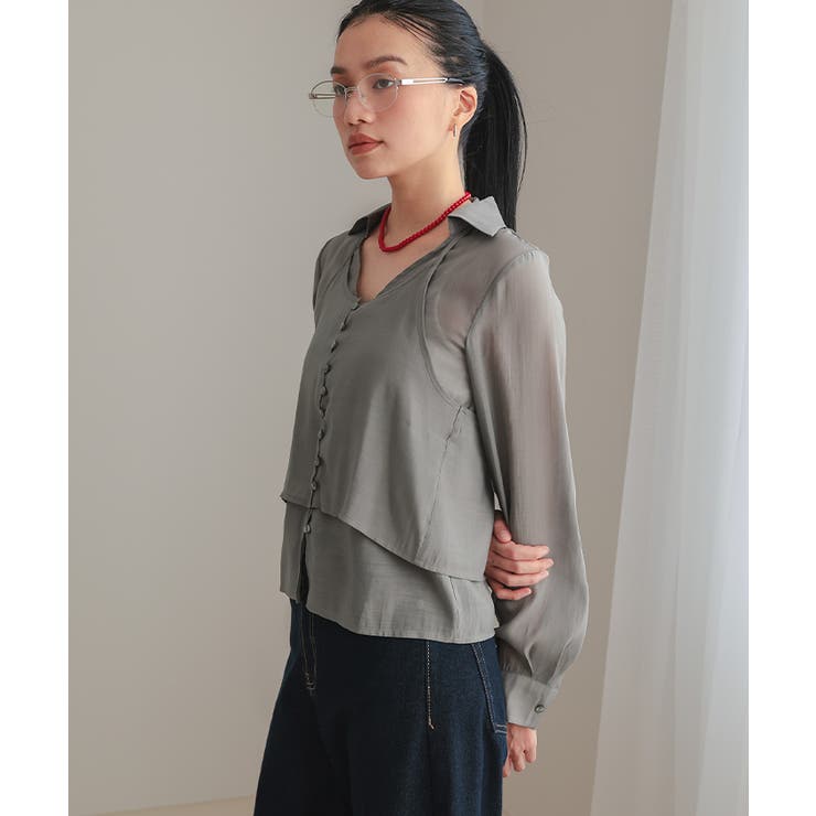 シアーホルターネックブラウス【miette ミエット】 | titivate | 詳細画像9 