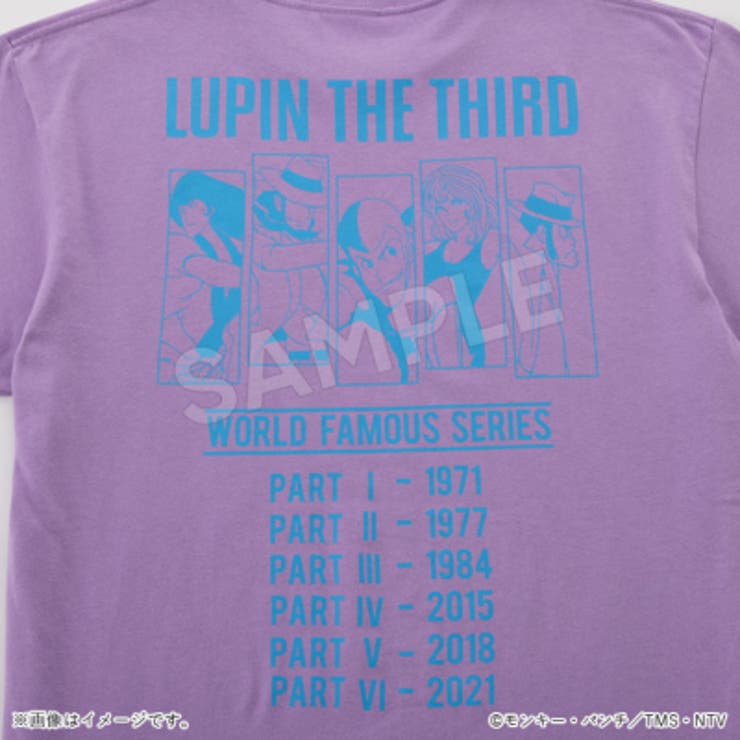 ルパン三世 半袖Tシャツ ヒストリー[品番：TMSW0000093