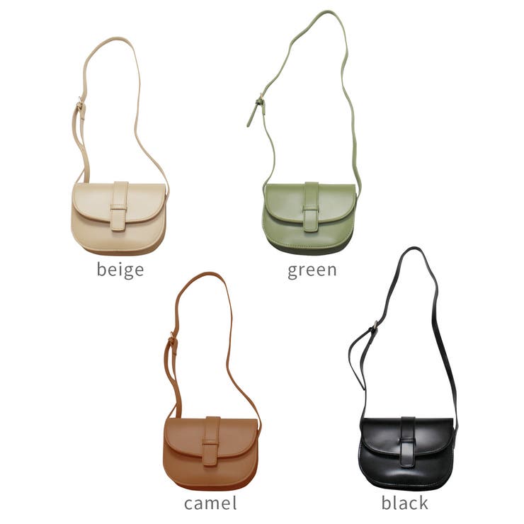 ハーフムーンフェイクレザーショルダーバッグ レディース 鞄 |  TOKOHANA | 詳細画像12 