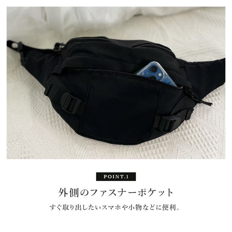 ショルダーバッグ ウエストポーチ春 ボディバック韓国ファッション韓流男女兼用大容… |  TOKOHANA | 詳細画像15 