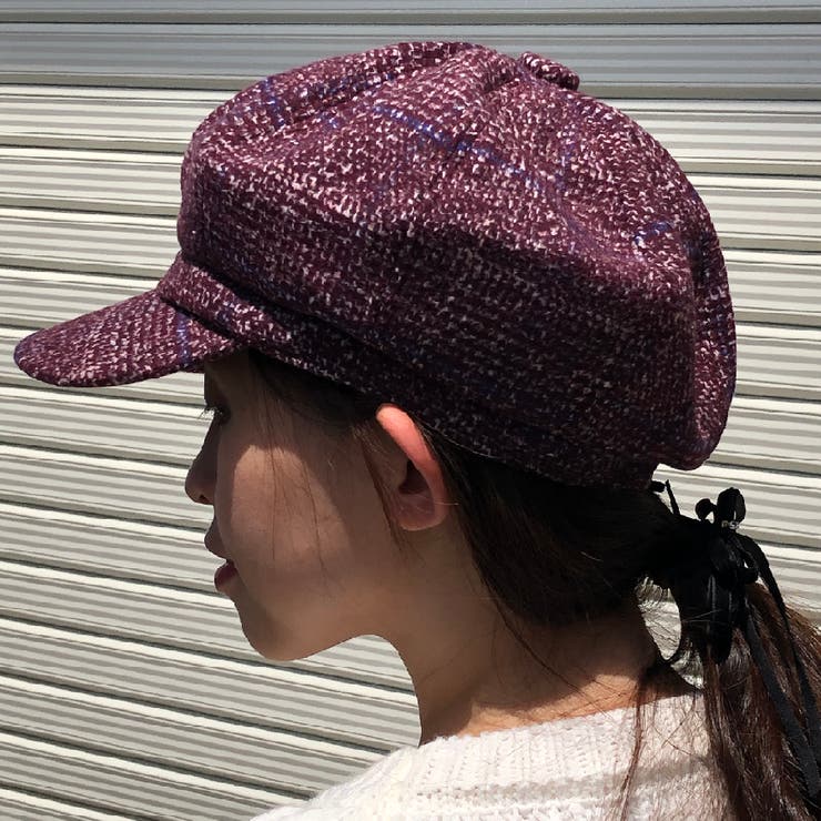 チェック柄キャスケット帽 レディース 帽子 品番 Thnw Tokohana トコハナ のレディース ファッション通販 Shoplist ショップリスト