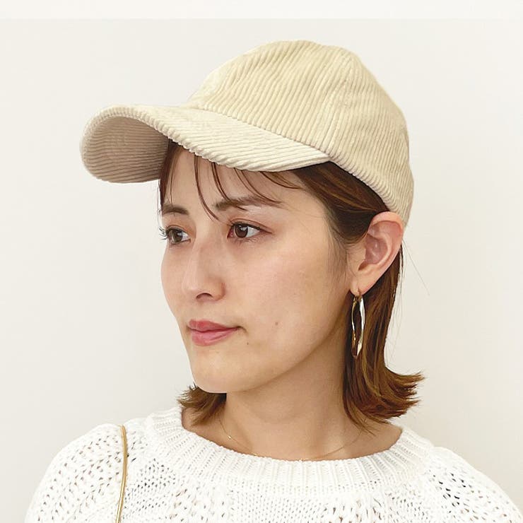 Ivory | コーデュロイシンプルキャップ レディース 帽子 |  TOKOHANA