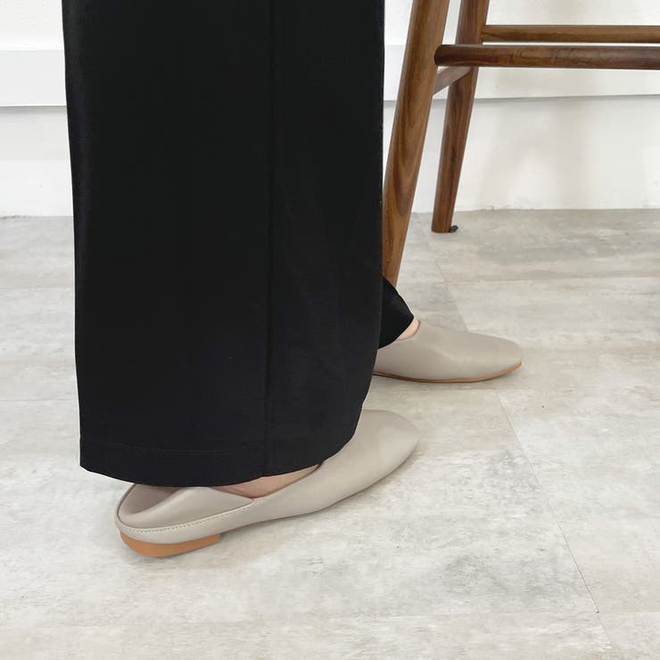 【シックで大人の印象】CHANE- フラットシューズ CROWN クラウン レザー フラット ジャズ シューズ elastictongue
