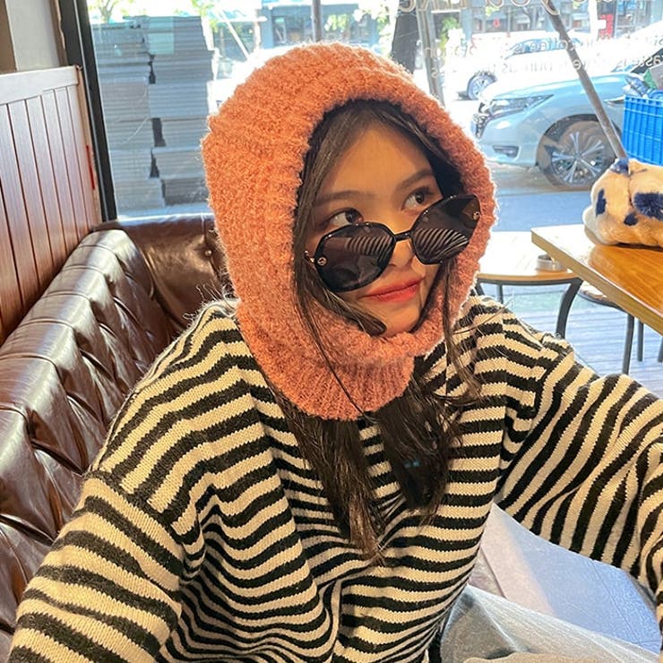 バラクラバ 韓国流行 トレンド マフラー ニット帽 スヌード 防寒 オフ