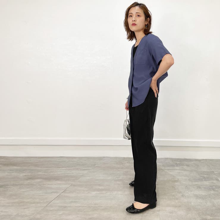 フロントタックワイドパンツ オールシーズン ボトムス |  TOKOHANA | 詳細画像12 