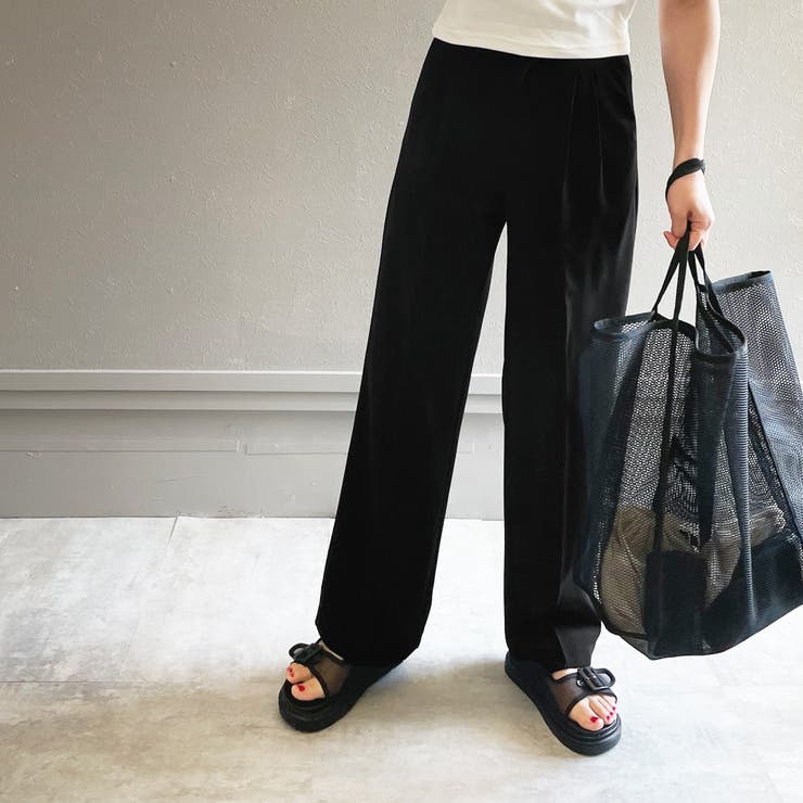 フロントタックワイドパンツ オールシーズン ボトムス |  TOKOHANA | 詳細画像13 