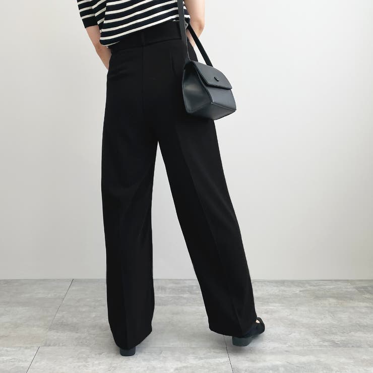 フロントタックワイドパンツ オールシーズン ボトムス |  TOKOHANA | 詳細画像9 