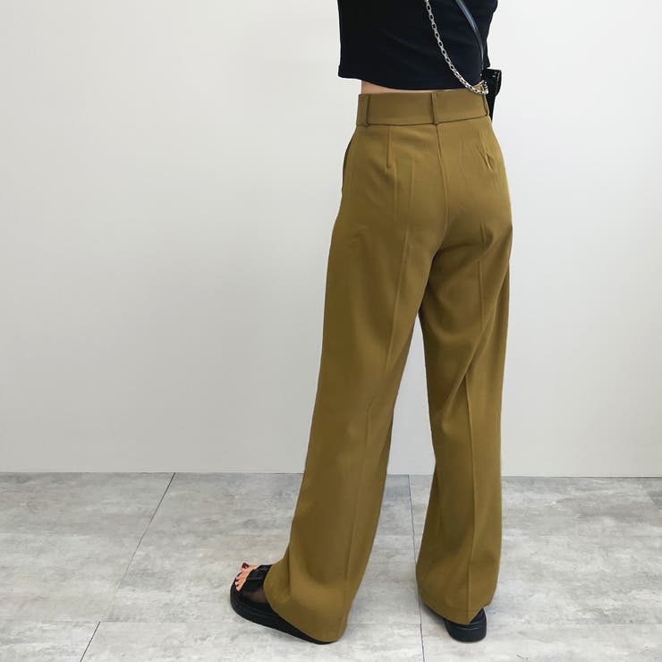フロントタックワイドパンツ オールシーズン ボトムス |  TOKOHANA | 詳細画像24 