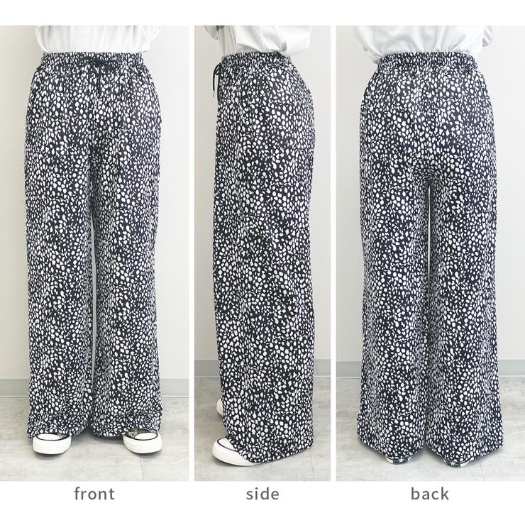 イージーパンツ ワイドパンツ シアー素材レディース |  TOKOHANA | 詳細画像18 