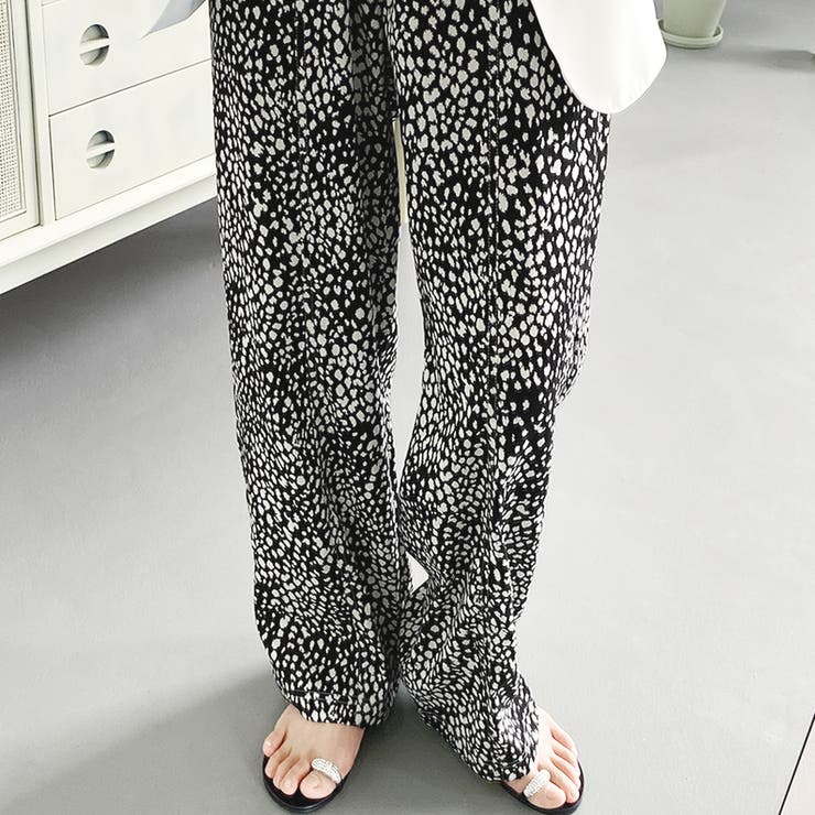 イージーパンツ ワイドパンツ シアー素材レディース |  TOKOHANA | 詳細画像4 