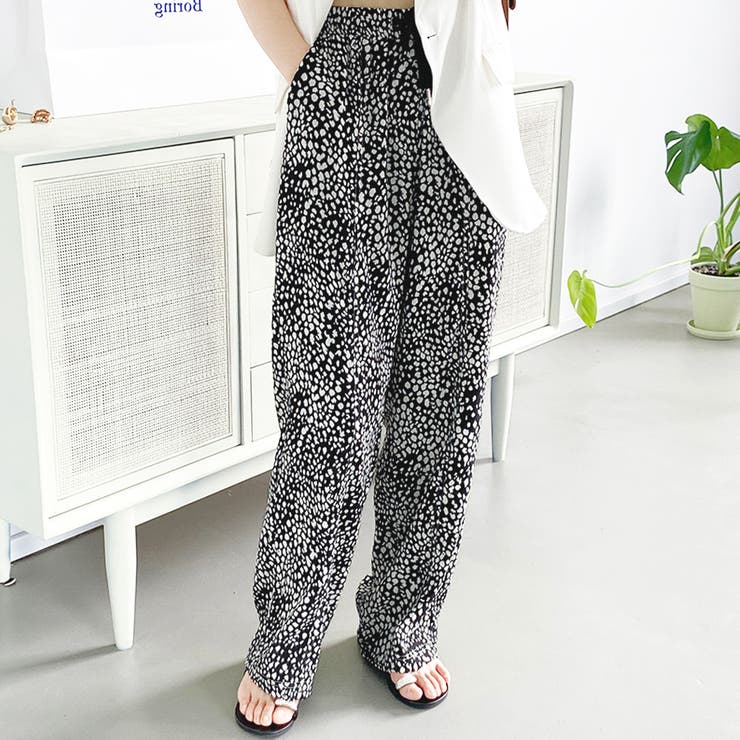 イージーパンツ ワイドパンツ シアー素材レディース |  TOKOHANA | 詳細画像5 