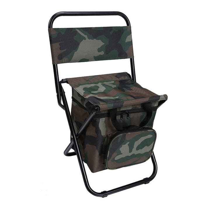 迷彩柄 アウトドアチェア 収納バッグ付き 迷彩柄 アウトドアチェア