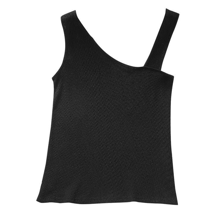 Blak | アシンメトリーサーマルタンクトップ レイヤード 秋夏 |  TOKOHANA