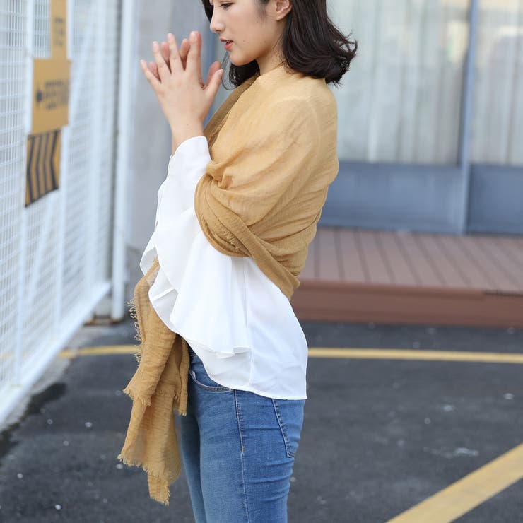 薄手無地ストール レディース 小物 |  TOKOHANA | 詳細画像10 