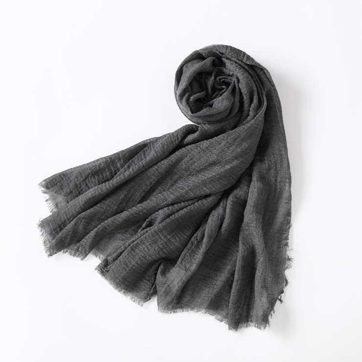 GRAY | 薄手無地ストール レディース 小物 |  TOKOHANA