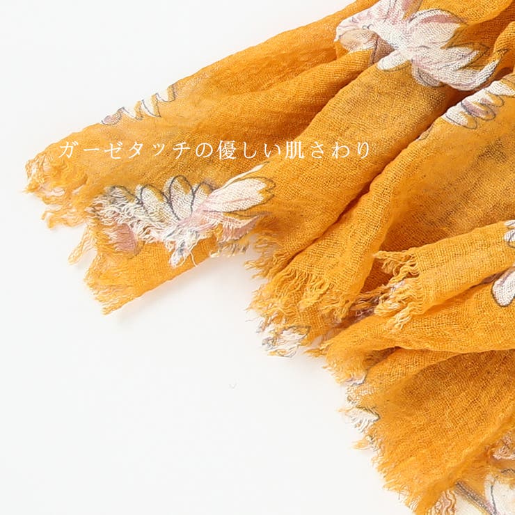 花柄薄手ストール レディース 小物 |  TOKOHANA | 詳細画像2 