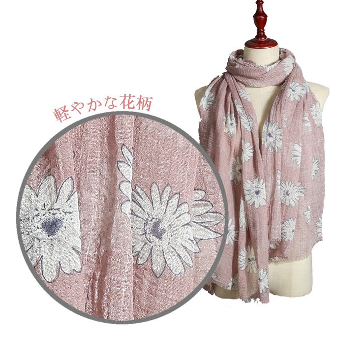 花柄薄手ストール レディース 小物 |  TOKOHANA | 詳細画像8 