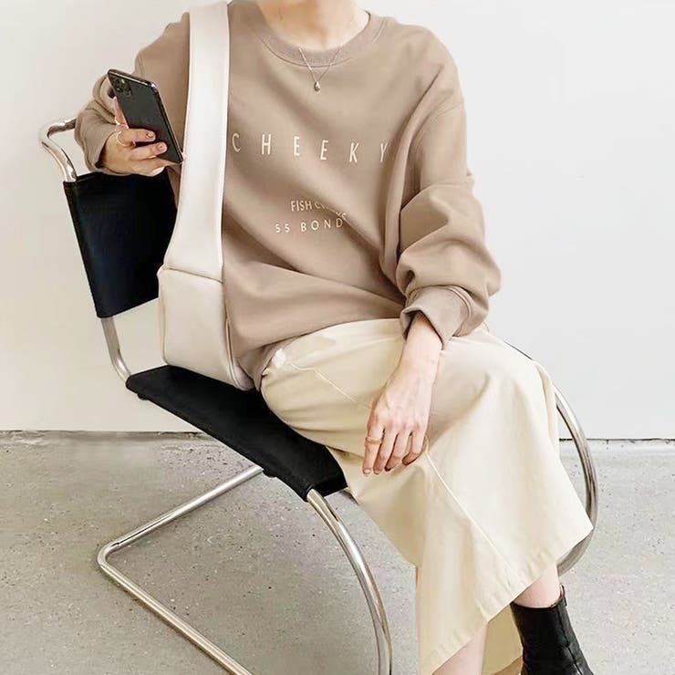 ロゴプリントルーズスウェット レディース 秋冬春 |  TOKOHANA | 詳細画像17 