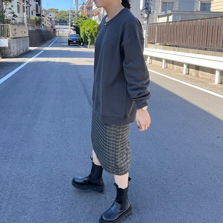 トレーナー スウェット綿100％薄手薄いオバーサイズ |  TOKOHANA | 詳細画像17 