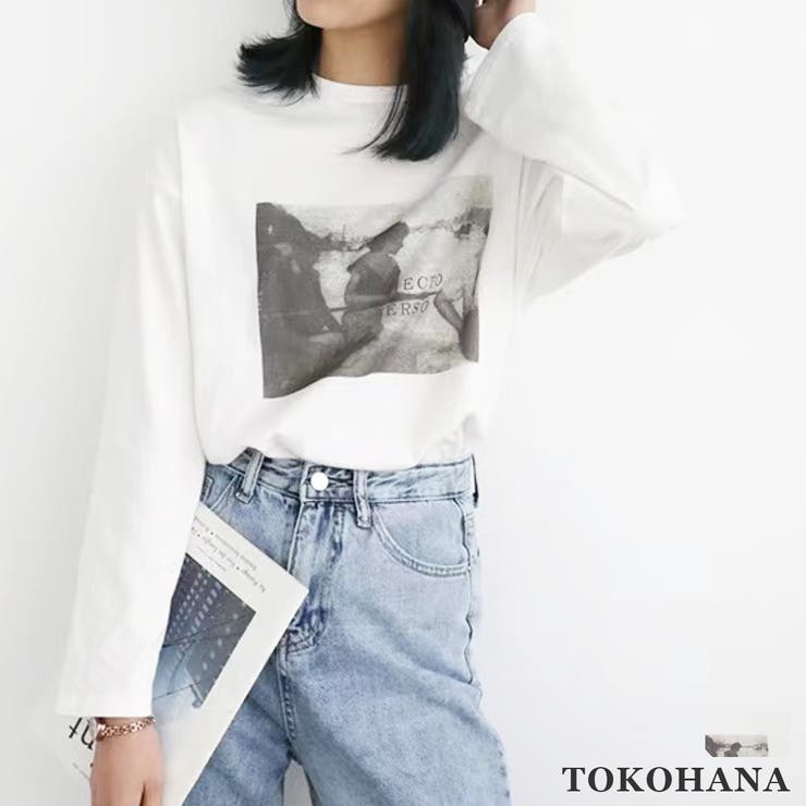 デザインプリントロンT レディース 秋 |  TOKOHANA | 詳細画像1 