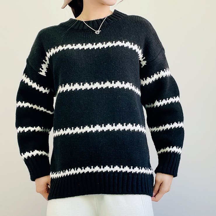 ニットトップス ボーダー柄 ストライプ柄 |  TOKOHANA | 詳細画像10 