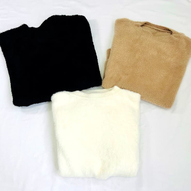 シャギーニットトップス ふわふわ 前後 |  TOKOHANA | 詳細画像14 