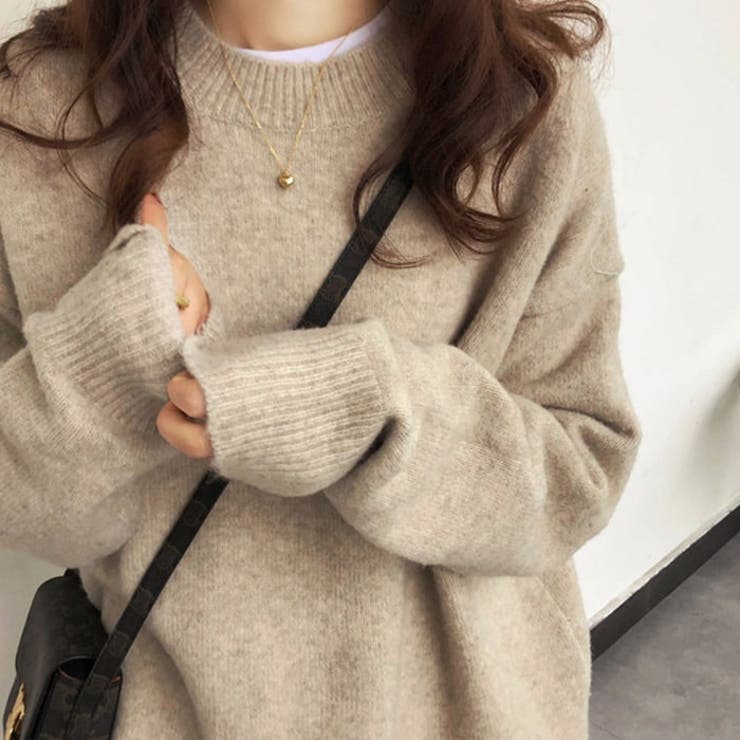 ニットセンター 無地 ゆったり |  TOKOHANA | 詳細画像1 