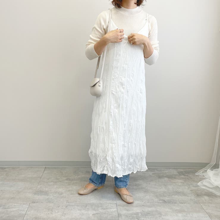 シワ加工裏地付きキャミワンピース ワンピース キャミ 品番 Thnw Tokohana トコハナ のレディースファッション通販 Shoplist ショップリスト