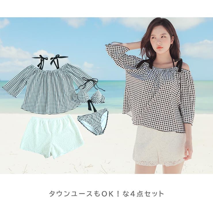 水着 4点セット 体型カバー |  TOKOHANA | 詳細画像10 