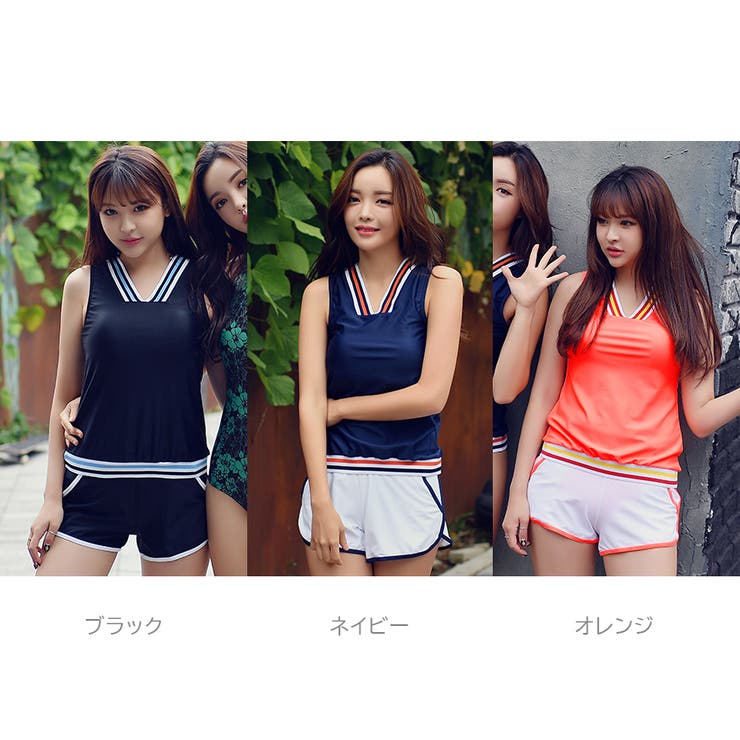 タンキニ水着 レディース 体型カバー |  TOKOHANA | 詳細画像11 