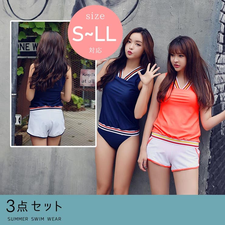 タンキニ水着 レディース 体型カバー |  TOKOHANA | 詳細画像4 