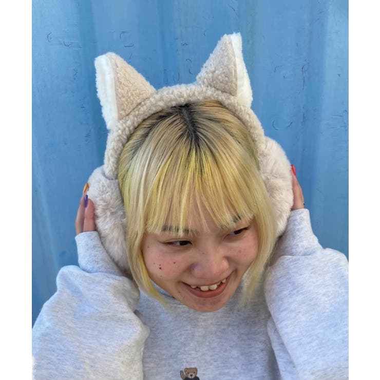 ベージュ | イヤー ウォーマー 耳あて | DEVICE