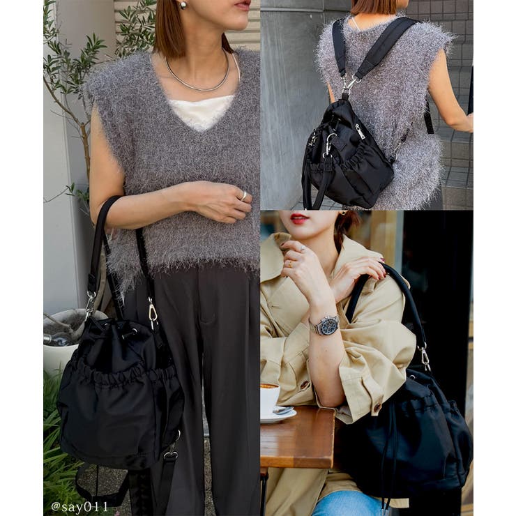 REAIMER【リエメ】2way ドロストバッグ ハンドバッグ | DEVICE | 詳細画像17 