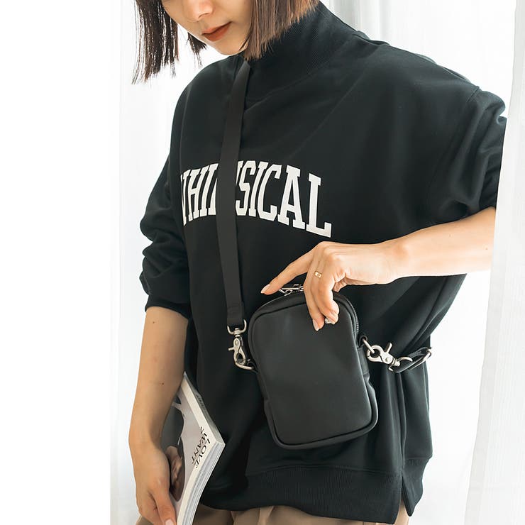 SLOW&CO 黒 レザー ショルダーバッグ　ミニショルダー ショルダーバッグ｜SLOW – スロウ 公式ECサイト | 革製のバッグ