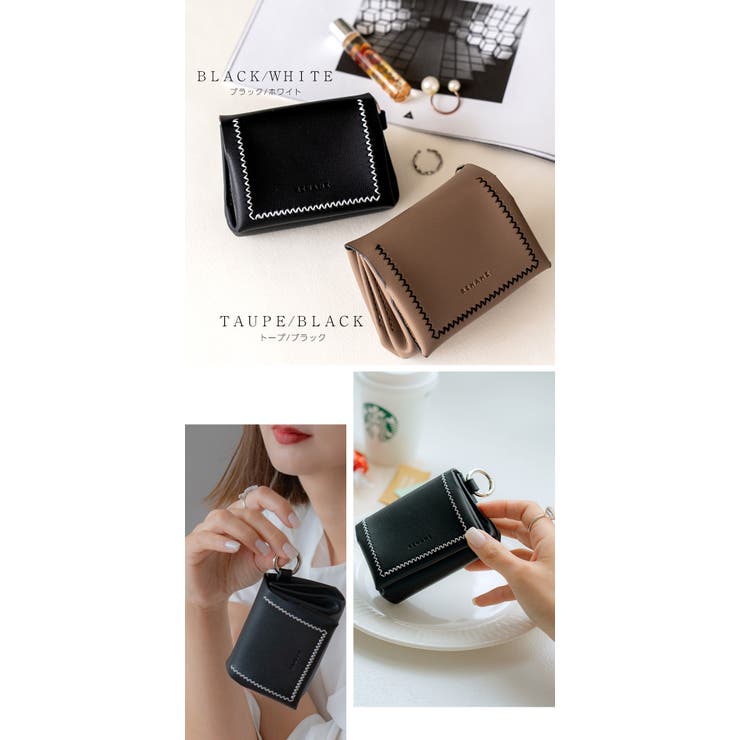 ミニ財布 三つ折り財布 ミニサイフ[品番：TOPW0000603]｜DEVICE