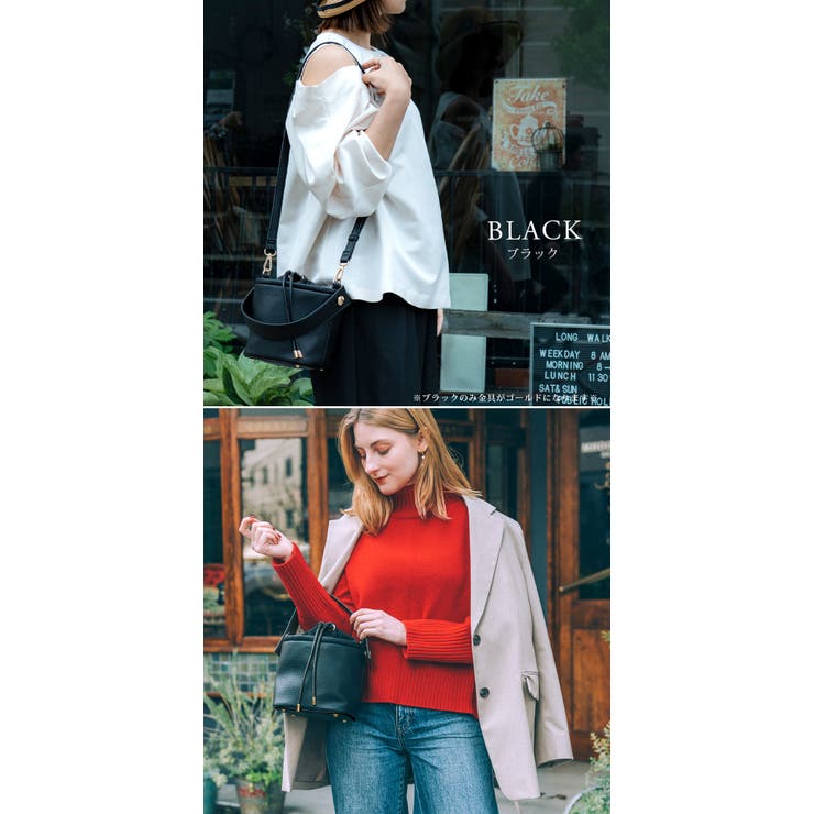 ポルトガルParfois★2WAY巾着ショルダー バックINバック 煉瓦色 ショルダーバッグ 2way 巾着[品番：TOPW0000619]｜DEVICE