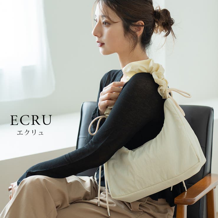 ショルダーバッグ ギャザー バッグ[品番：TOPW0000695]｜DEVICE