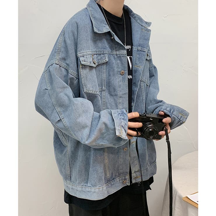 デニムジャケット レディース メンズ[品番:TOPW0000389 デニムジャケット レディース メンズ[品番:TOPW0000389