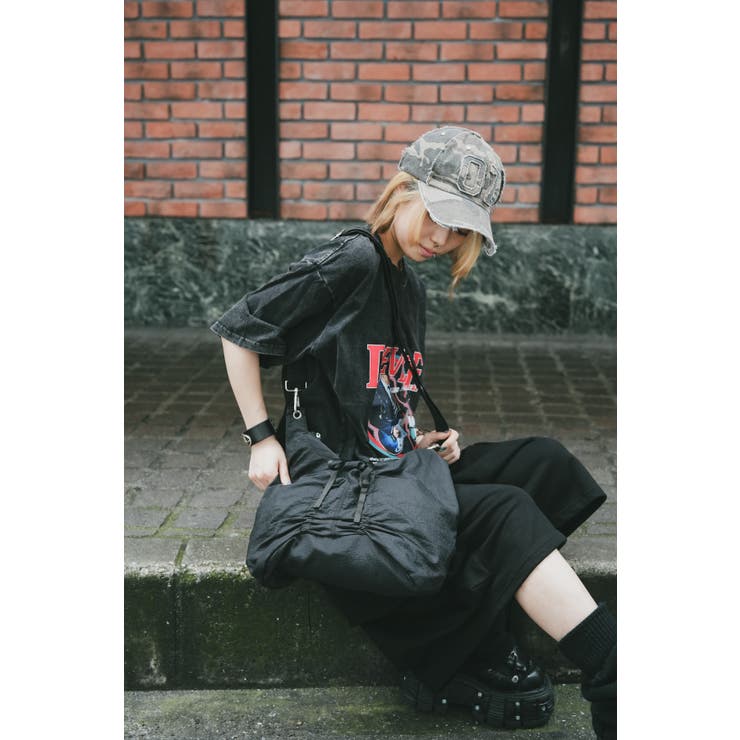 AIデザイン ロック バンド ピグメント ヴィンテージライク 古着風 Tシャツ | DEVICE | 詳細画像24 