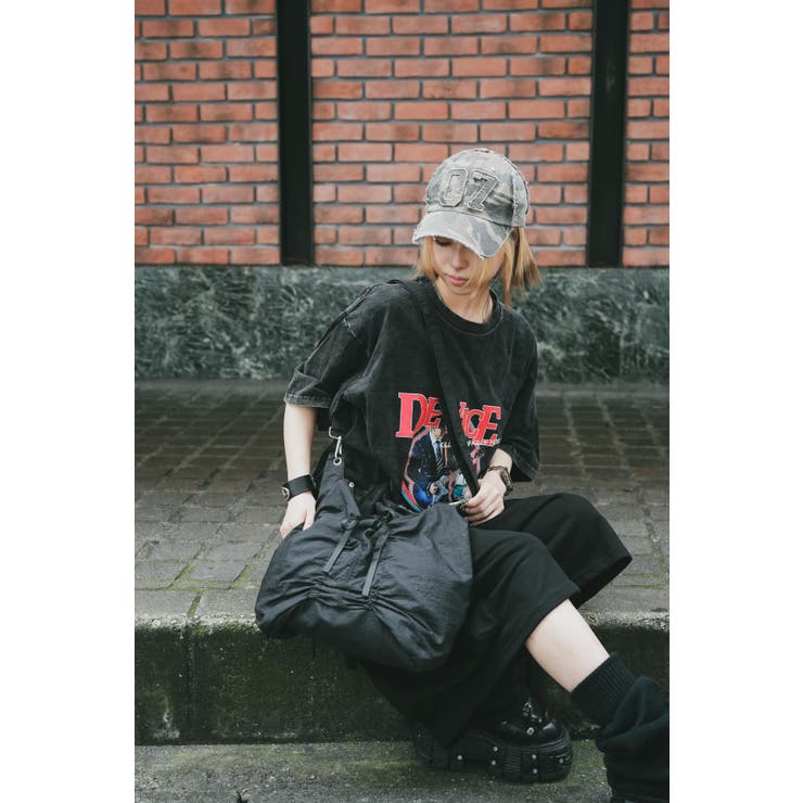 AIデザイン ロック バンド ピグメント ヴィンテージライク 古着風 Tシャツ | DEVICE | 詳細画像25 