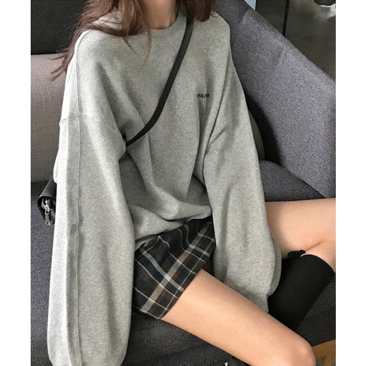 グレー | 薄手 カレッジロゴ ショート丈 | DEVICE