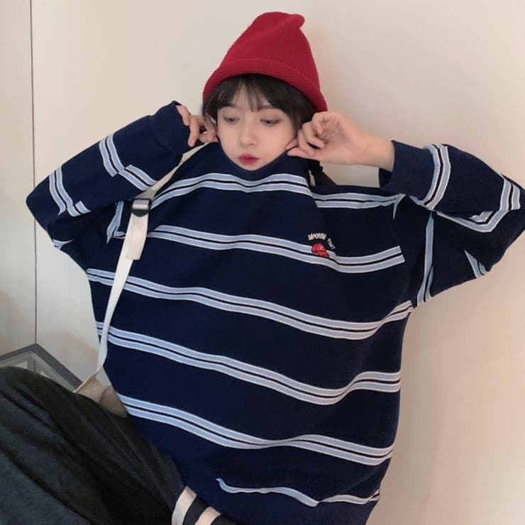 トレーナー 長袖 ボーダー | DEVICE | 詳細画像10 