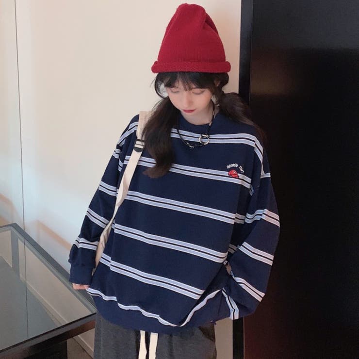 トレーナー 長袖 ボーダー | DEVICE | 詳細画像11 