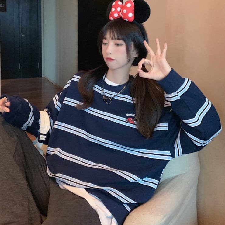 トレーナー 長袖 ボーダー | DEVICE | 詳細画像14 