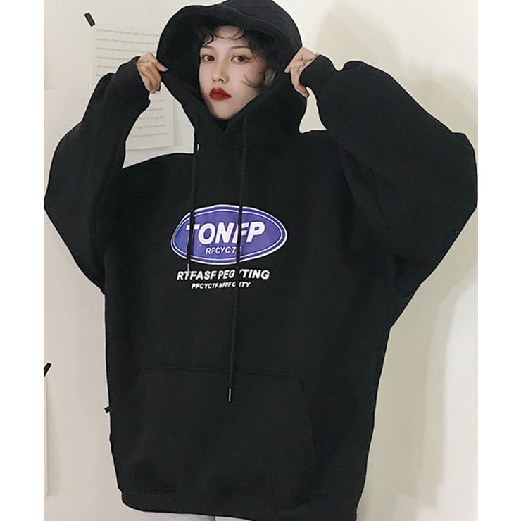 ブラック | パーカー ロゴ レディース | DEVICE