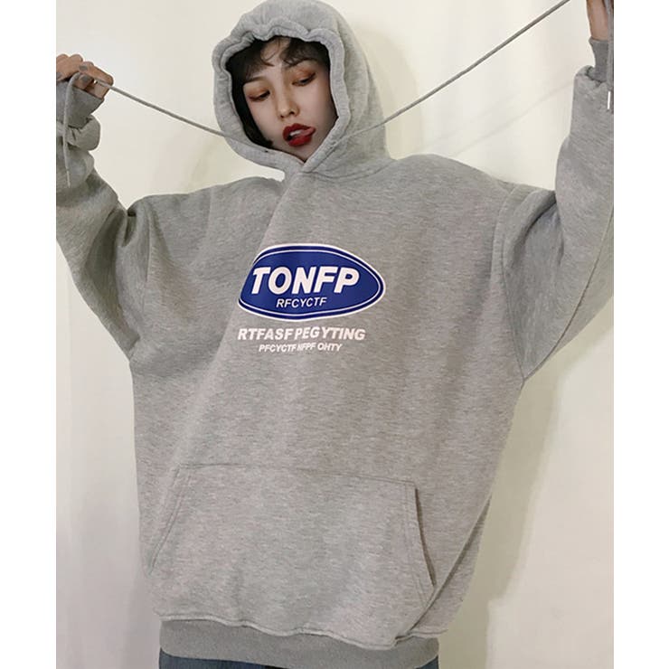パーカー ロゴ レディース[品番：TOPW0000286]｜DEVICE
