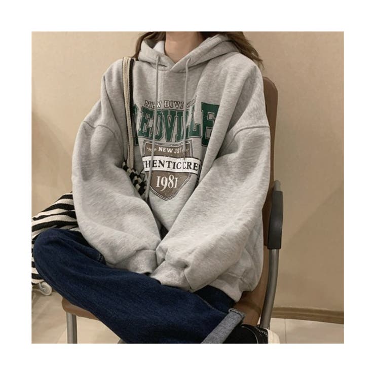 パーカー レディース 韓国ファッション[品番：TOPW0000377