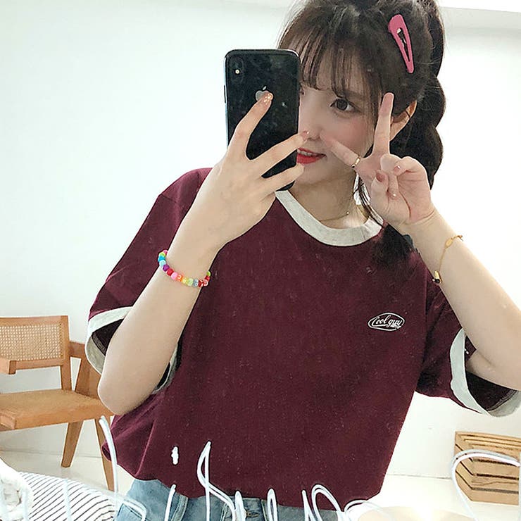tシャツ 半袖 プリント[品番：TOPW0000449]｜DEVICE（デバイス