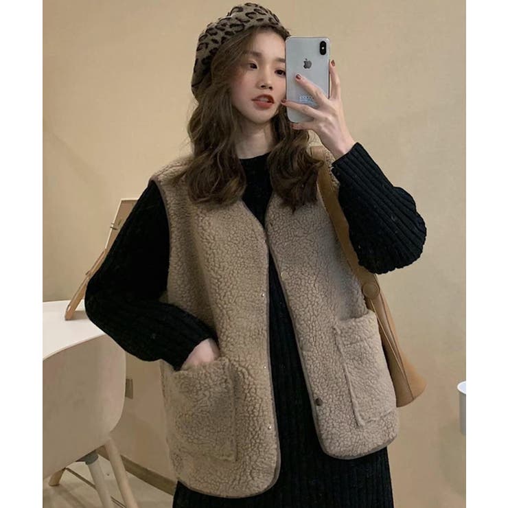 ベスト レディース ボア[品番：TOPW0000489]｜DEVICE（デバイス）の